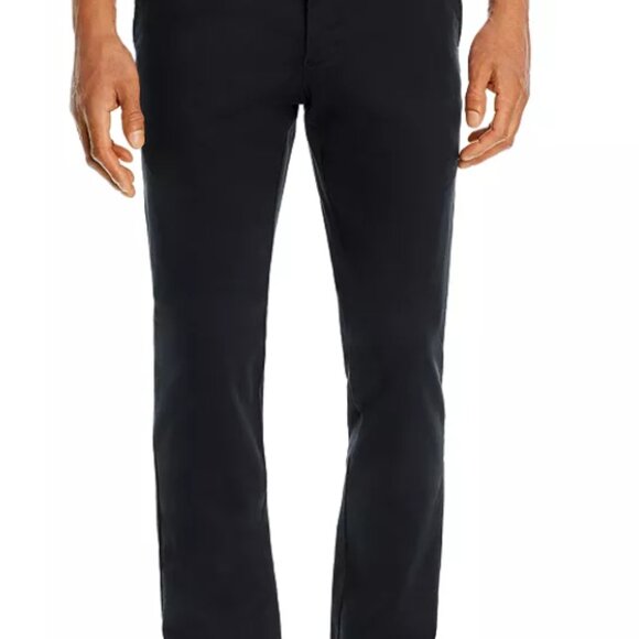 The Men's Store Bloomingdale's Chino Classic Fit Pants Gray Charcoal 100% Cotton - Picture 2 of 9